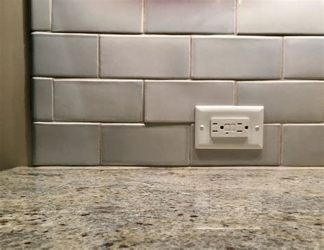 electrical receptacle box placement kitchen backsplash|kitchen backsplash outlet light switch.